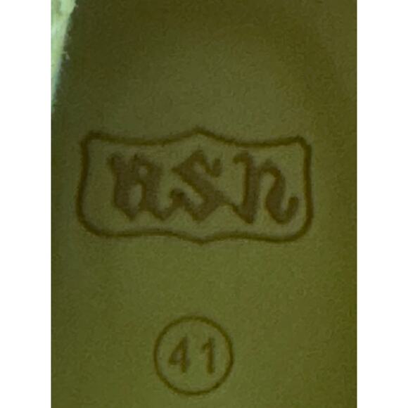 Ash Bowie Wedge Limited Edition Lemon Yellow Suede Canvas Sneaker Sz 10.5 / 11 - Picture 13 of 15